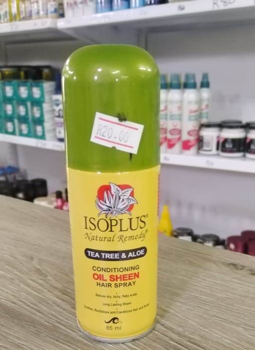 IsoPlus Conditioning Oil Sheen Tea tree & Aloe Hair Spray 85ml