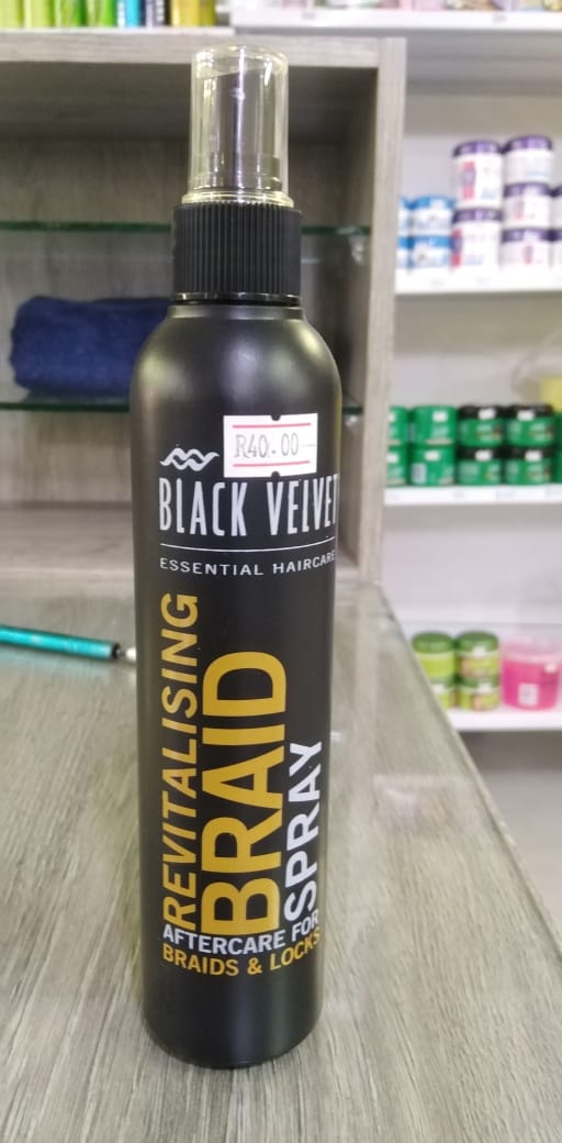 Black Velvet Revitalizing Braid Spray After care for Braids & Locks