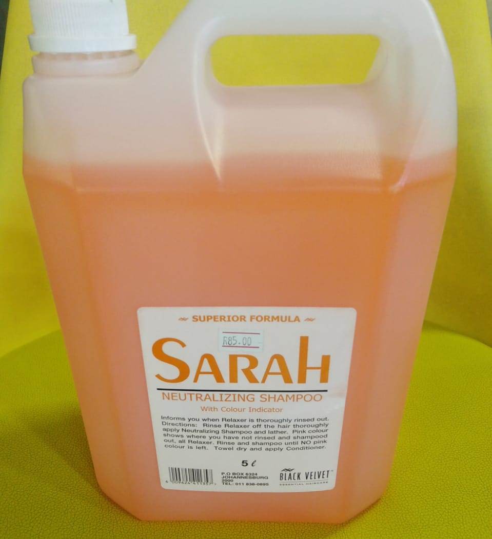 Sarah Superior Formula Neutralizing Shampoo With Color Indicator Black velvet 5L