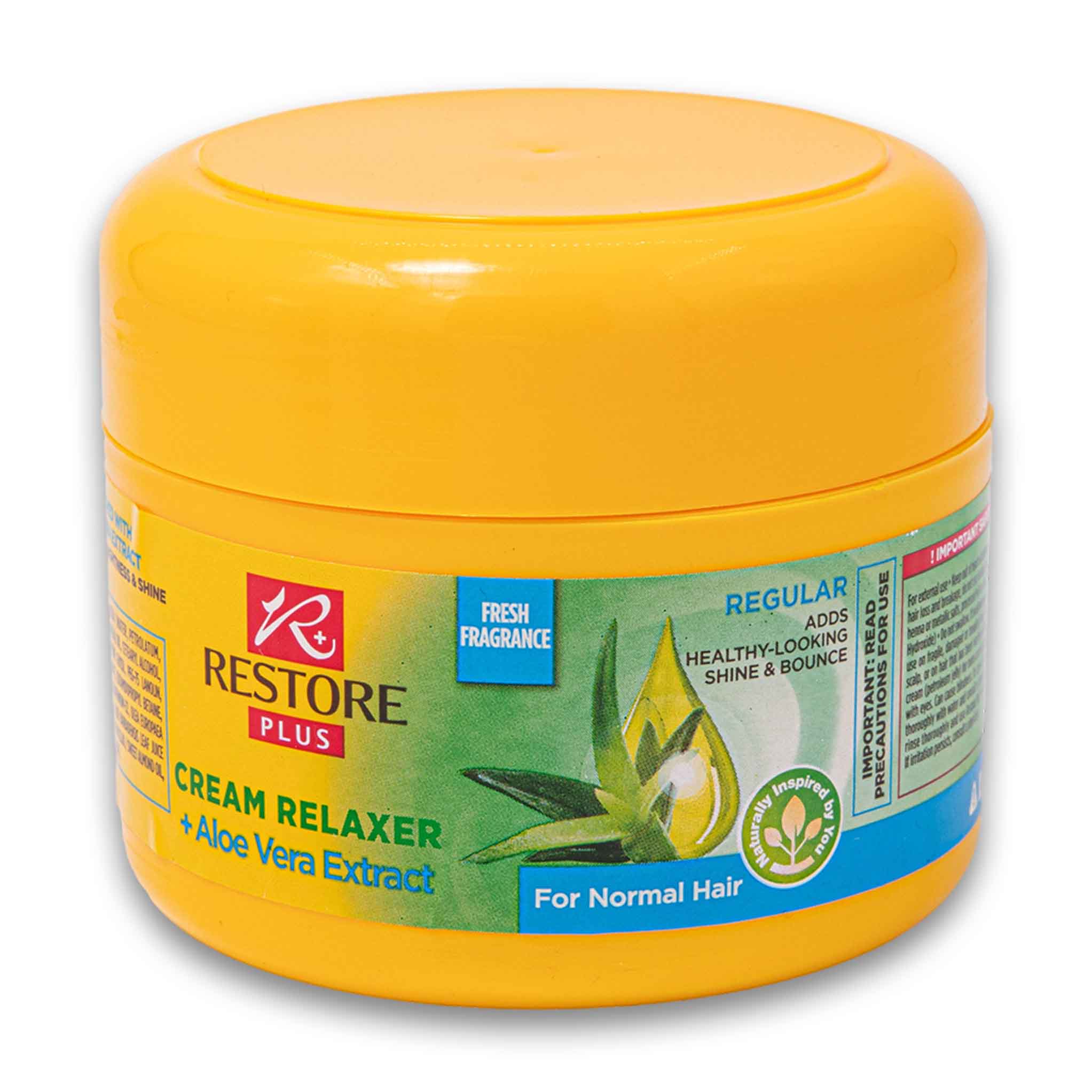 Restore Plus Cream Relaxer +Aloe Extract Regular 125ml for Normal Hair
