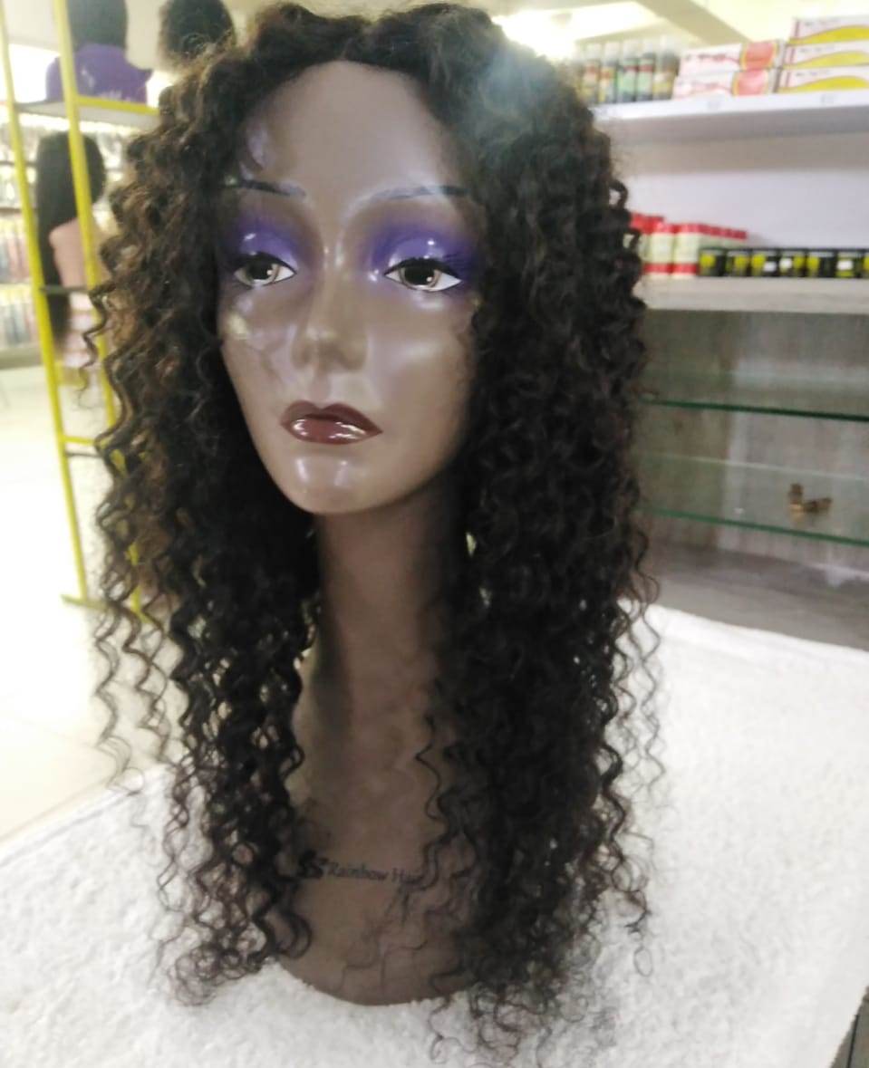 Mongolian hair Wig 22" Black