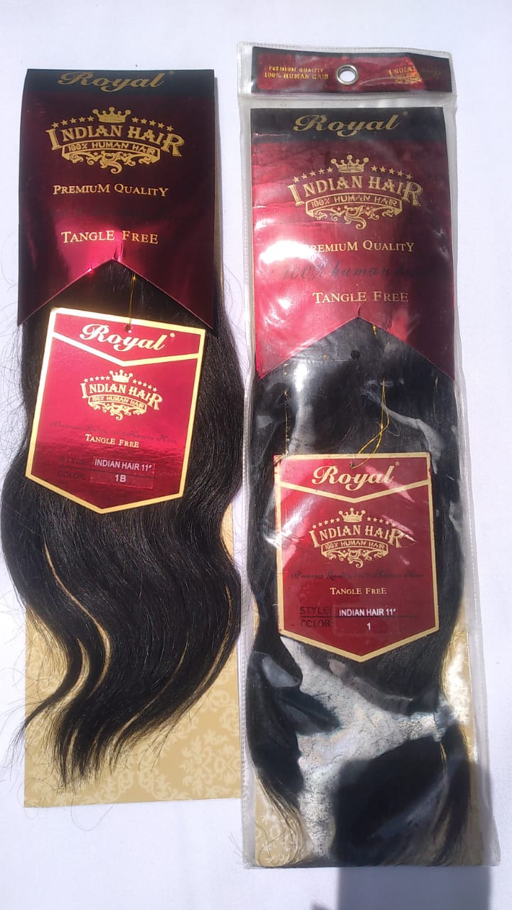 Royal Indian 100%  Tangle Free Premium Human Hair