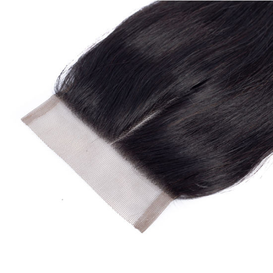 4x4 Middle Part Lace Closure - Brazilian Straight Hair