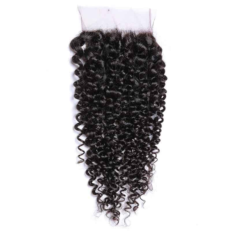brazilian Kinky Curly Closure